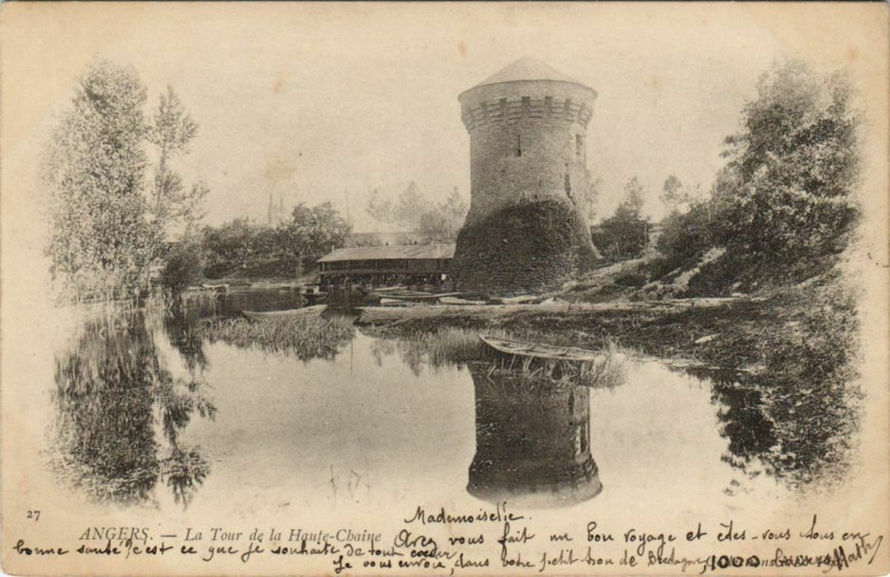 Carte postale ancienne Angers Tour de la Haute Chaine France à Angers