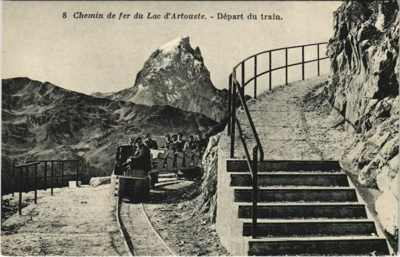Carte postale ancienne Chemin de fer du Lac 'Artouste France