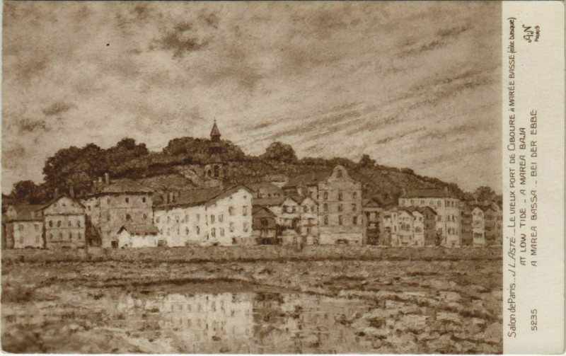 Carte postale ancienne Le Vieux Port de Ciboure France à Ciboure
