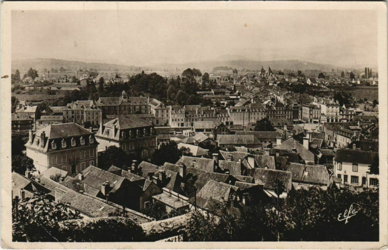 Carte postale ancienne Oloron Sainte Marie Vue Generale France à Oloron-Sainte-Marie