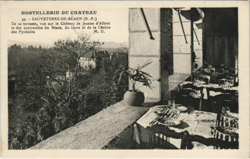 Carte postale ancienne Hostellerie du Chateau France