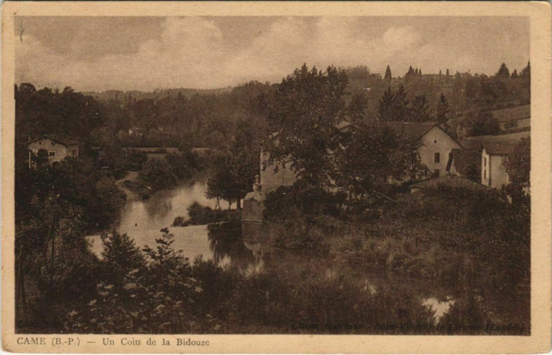 Carte postale ancienne Came Un Coin de la Bidouze France à Came