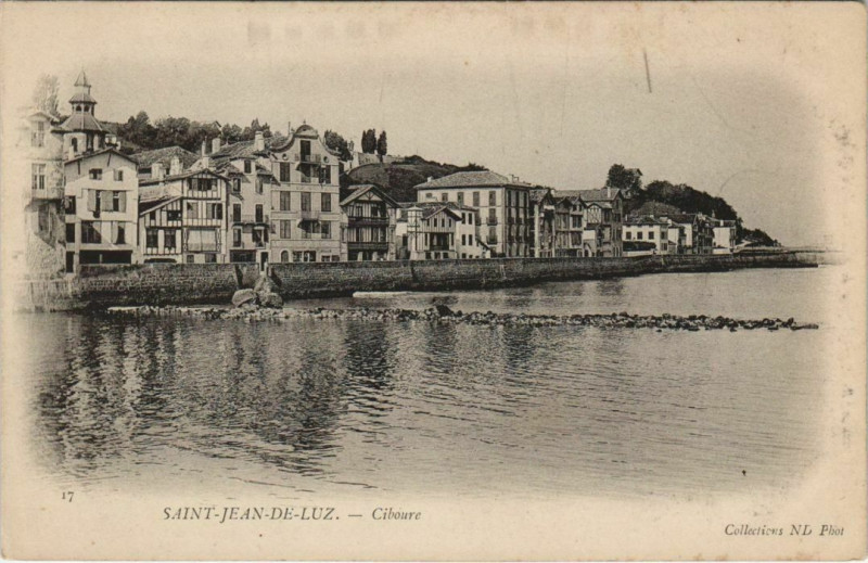 Carte postale ancienne Saint Jean de Luz Ciboure France à Ciboure