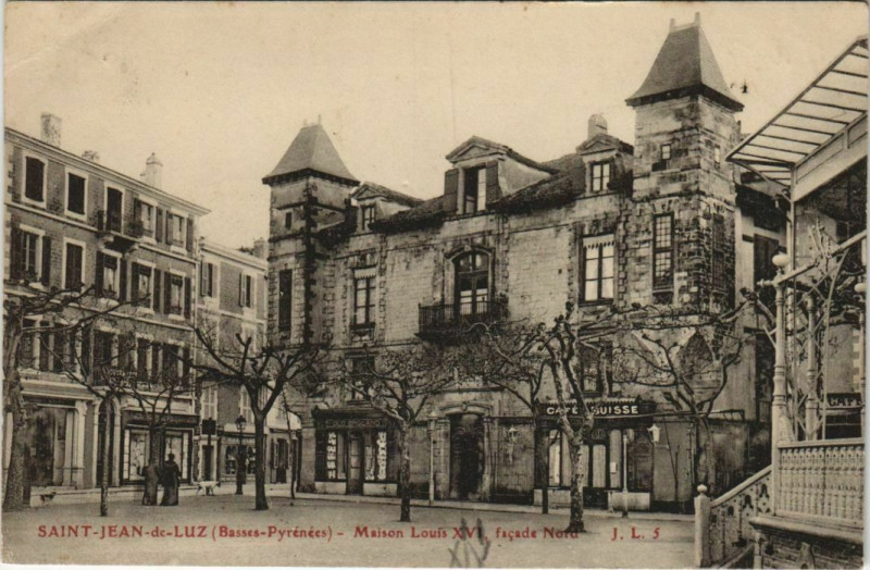 Carte postale ancienne Saint Jean de Luz Maison Louis Xvi France à Saint-Jean-de-Luz
