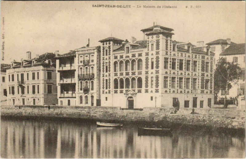 Carte postale ancienne Saint Jean de Luz La Maison de l'Infante France à Saint-Jean-de-Luz