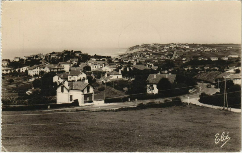 Carte postale ancienne Vue d'Ensemble de Guethary France