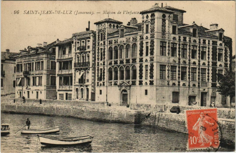 Carte postale ancienne Saint Jean de Luz Maison de l'Infante France à Saint-Jean-de-Luz