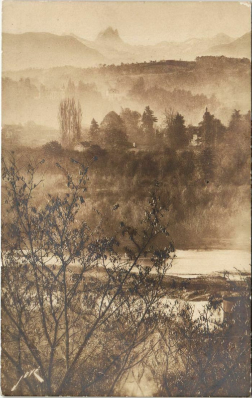 Carte postale ancienne Pau Le Pic d'Ossau France à Pau