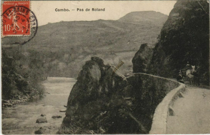 Carte postale ancienne Cambo les Bains Pas de Roland France à Cambo-les-Bains