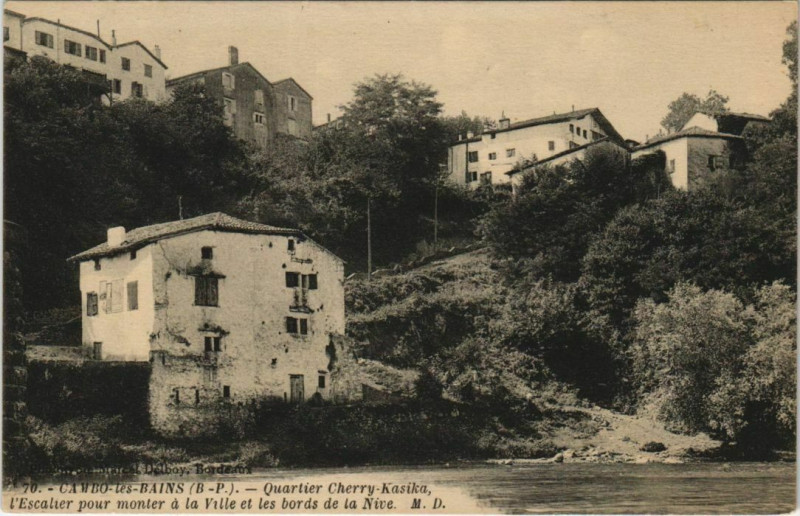 Carte postale ancienne Cambo les Bains Quartier Cherry Kasika France à Cambo-les-Bains