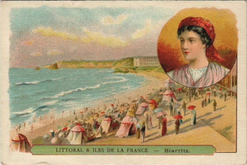 Carte postale ancienne Biarritz Littoral & Iles de la France France à Biarritz