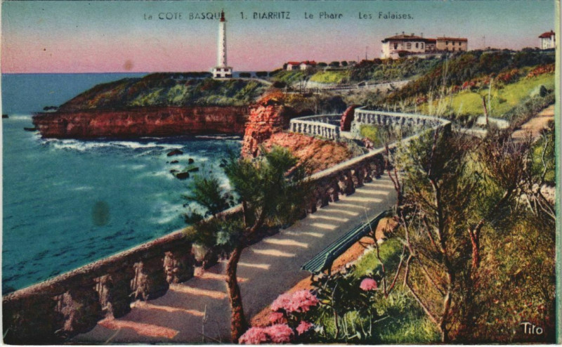 Carte postale ancienne Biarritz Le Phare France à Biarritz
