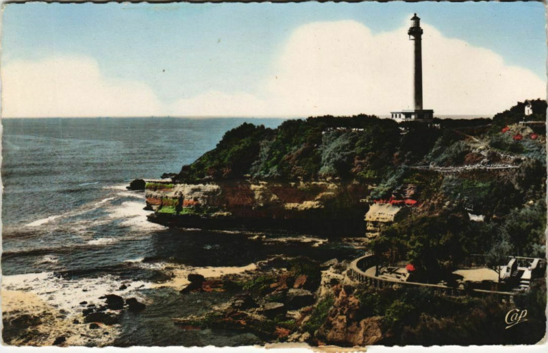 Carte postale ancienne Biarritz Le Phare France à Biarritz