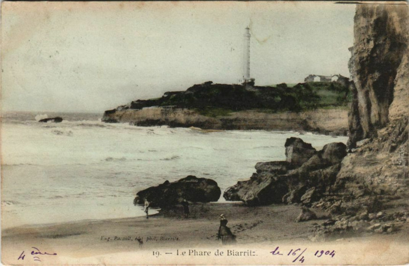Carte postale ancienne Biarritz Le Phare France à Biarritz