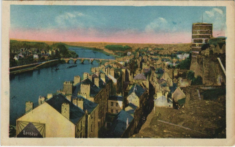 Carte postale ancienne Angers vue generale France à Angers