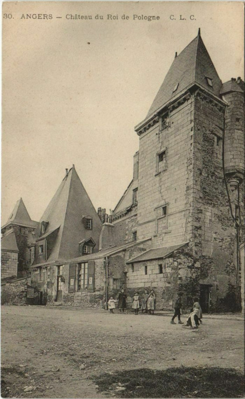 Carte postale ancienne Angers Chateau du Roi de Pologne France à Angers