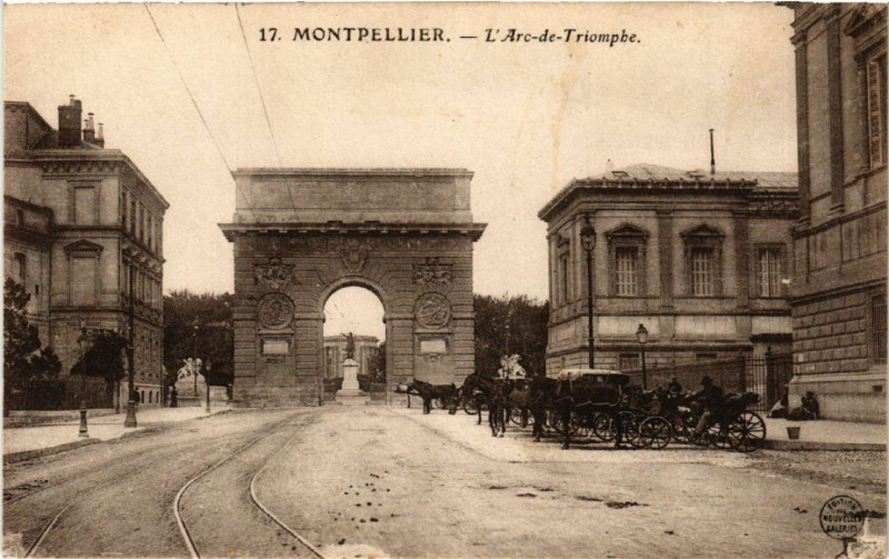 Carte postale ancienne Montpellier - L'Arc - de - Triomphe(511204) à Montpellier