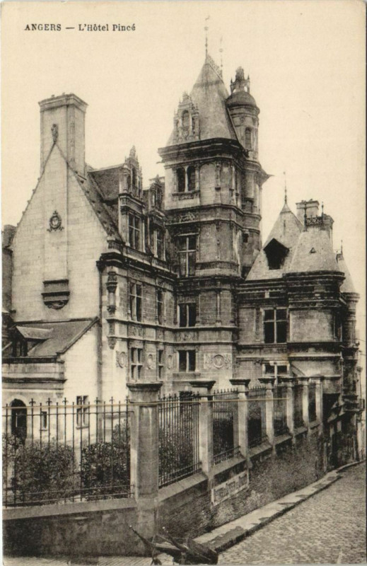 Carte postale ancienne Angers Hotel Pince France à Angers