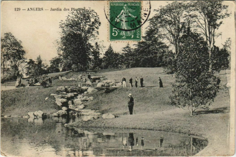 Carte postale ancienne Angers Jardin des Plantes France à Angers