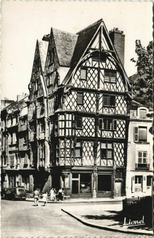 Carte postale ancienne Angers La Celebre Maison d'Adam France à Angers
