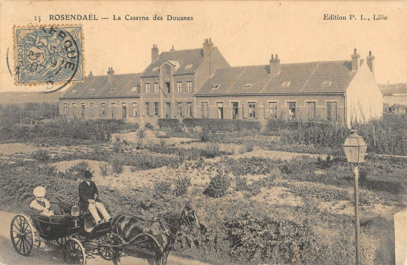 Carte postale ancienne Rosendael La Caserne Des Douanes (cliché pas courant