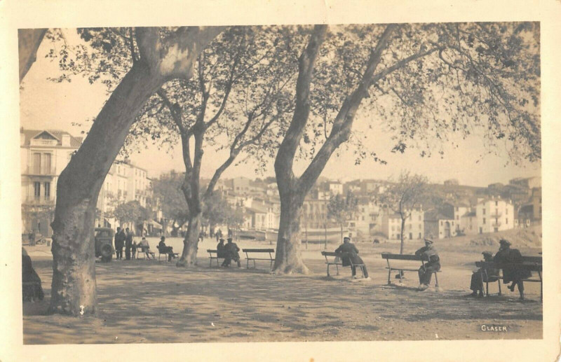 Carte postale ancienne Banyuls Sur Mer Carte Photo à Banyuls-sur-Mer