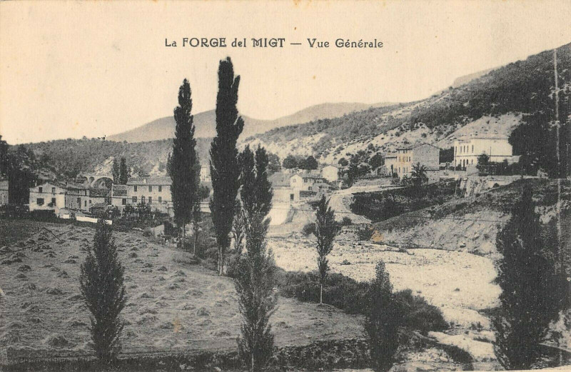 Carte postale ancienne La Forge Del Migt Vue Generale