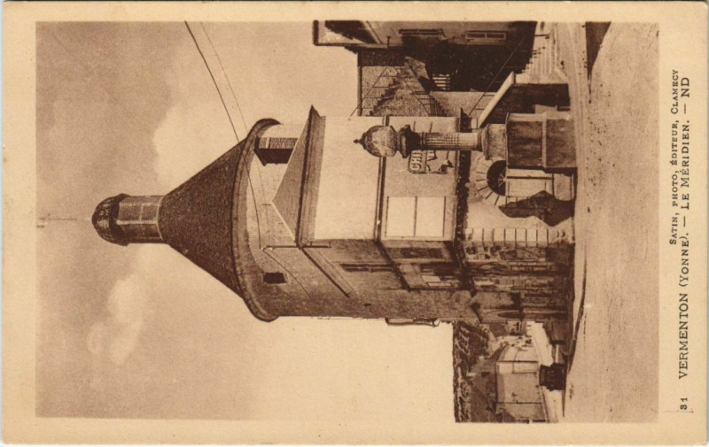 Carte postale ancienne Vermenton Le Meridien à Vermenton