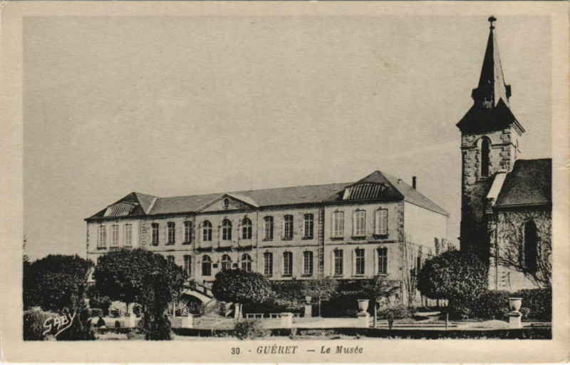 Carte postale ancienne Gueret Le Musee