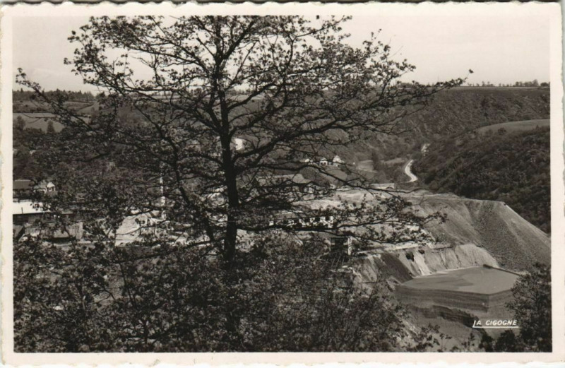 Carte postale ancienne Evaux-les-Bains Les Mines d'Or du Chatelet
