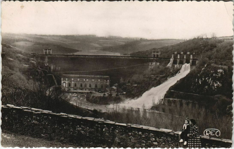 Carte postale ancienne Le Barrage d'Eguzon