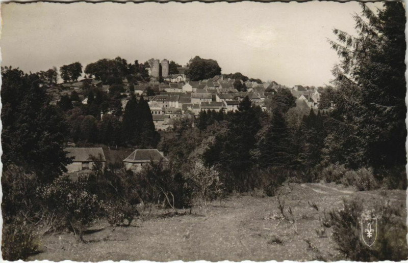 Carte postale ancienne Crocq Vue Generale à Crocq