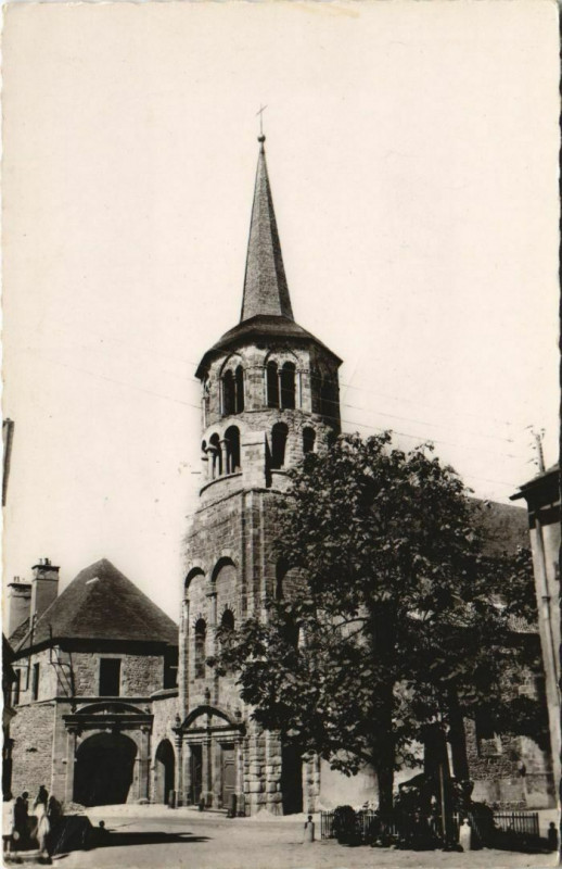 Carte postale ancienne Evaux-les-Bains L'Eglise