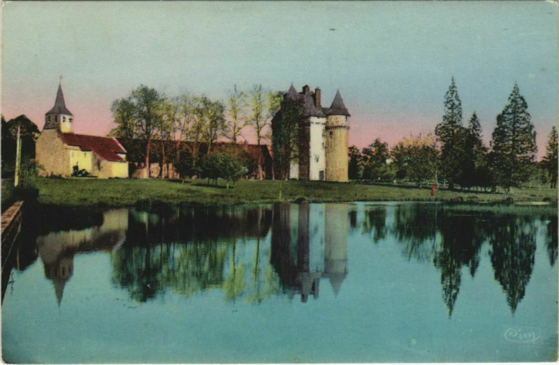 Carte postale ancienne Aubusson Chateau de Saint-Maixant à Aubusson