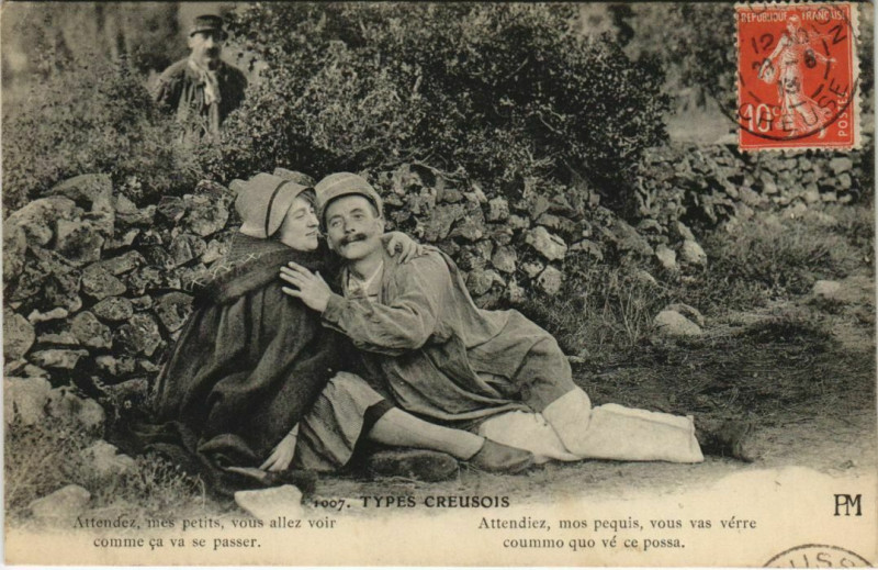 Carte postale ancienne Types Creusois