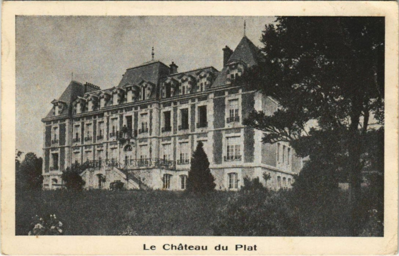 Carte postale ancienne Chateau du Plat a Vallieres