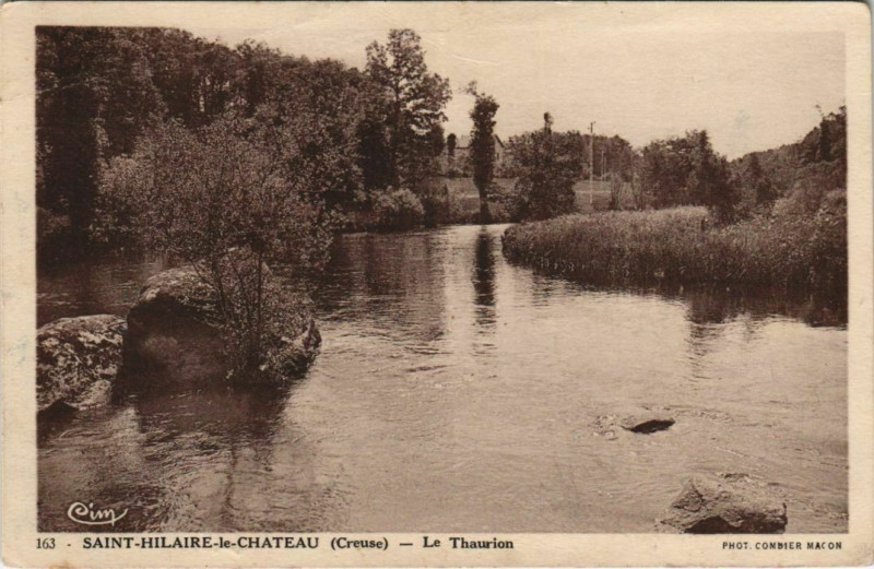 Carte postale ancienne Saint-Hilaire-le-Chateau Le Thaurion