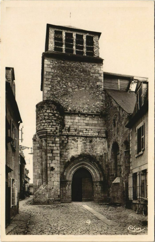 Carte postale ancienne Gueret Eglise