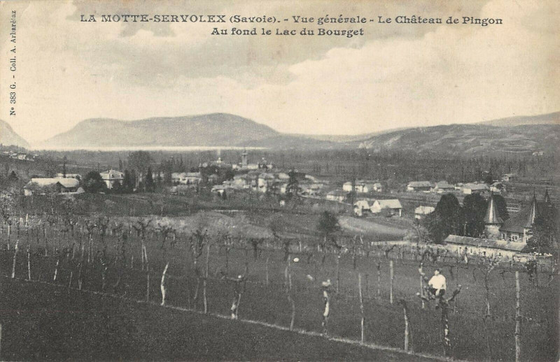 Carte postale ancienne La Motte Servolex Vue Generale à La Motte-Servolex
