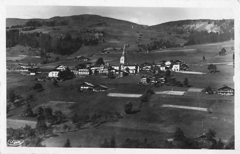 Carte postale ancienne 72 Hauteluce Vue Generale à Hauteluce