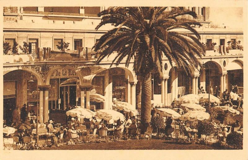 Carte postale ancienne Cannes Rotisserie De La Reine Pedauque (cliché pas courant à Cannes