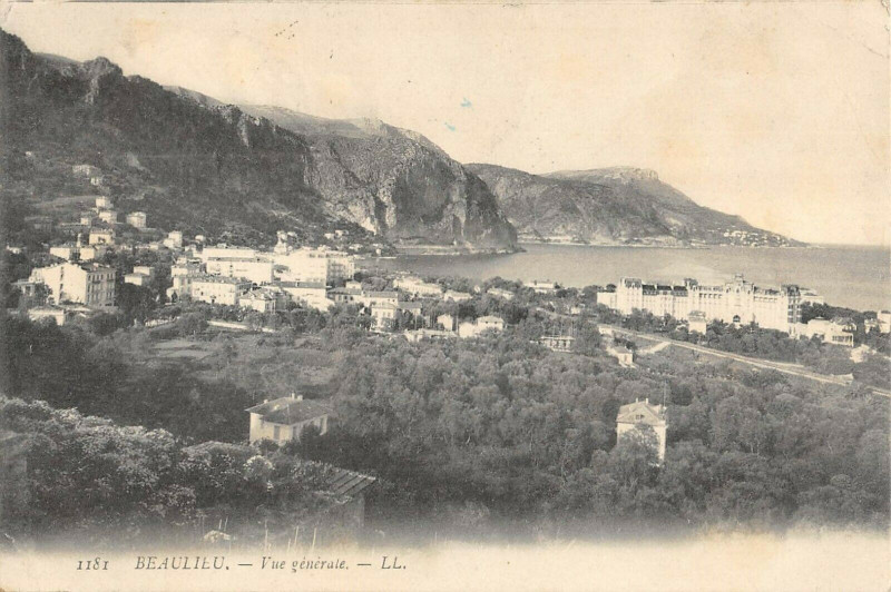 Carte postale ancienne Beaulieu Vue Generale