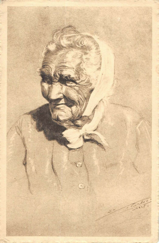 Carte postale ancienne Tetes De Lorraine