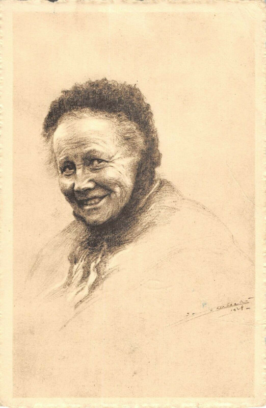 Carte postale ancienne Tetes De Lorraine