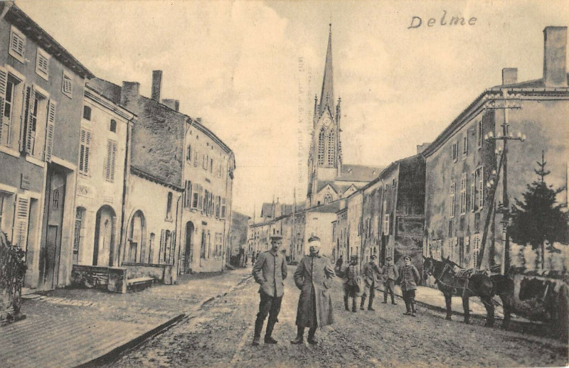 Carte postale ancienne Delme à Delme