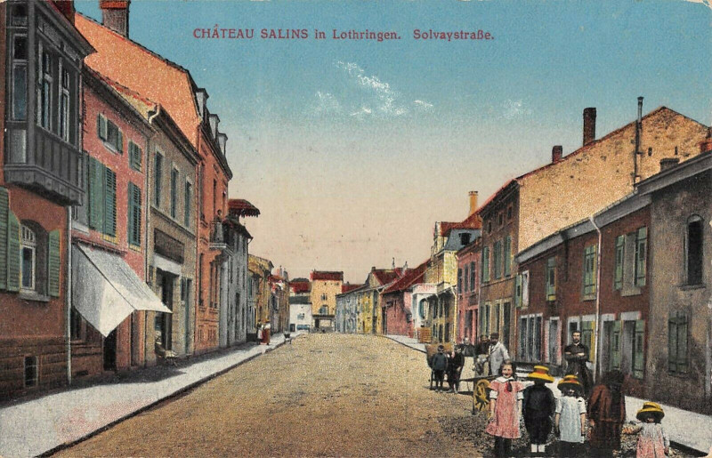 Carte postale ancienne Chateau Salins Solvaystrasse