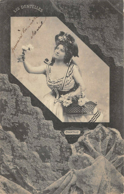 Carte postale ancienne Chantilly Les Dentelles à Antilly