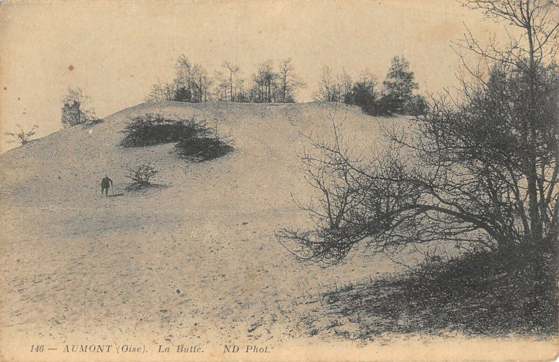 Carte postale ancienne Aumont La Butte