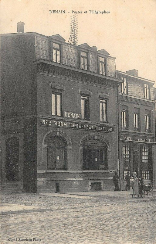 Carte postale ancienne Denain Postes Et Telegraphes à Denain