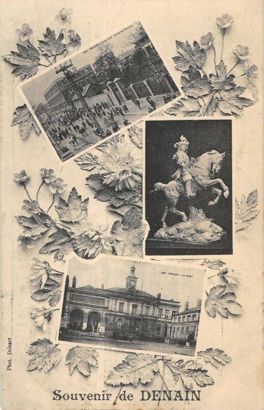 Carte postale ancienne Denain Souvenir De Denain à Denain